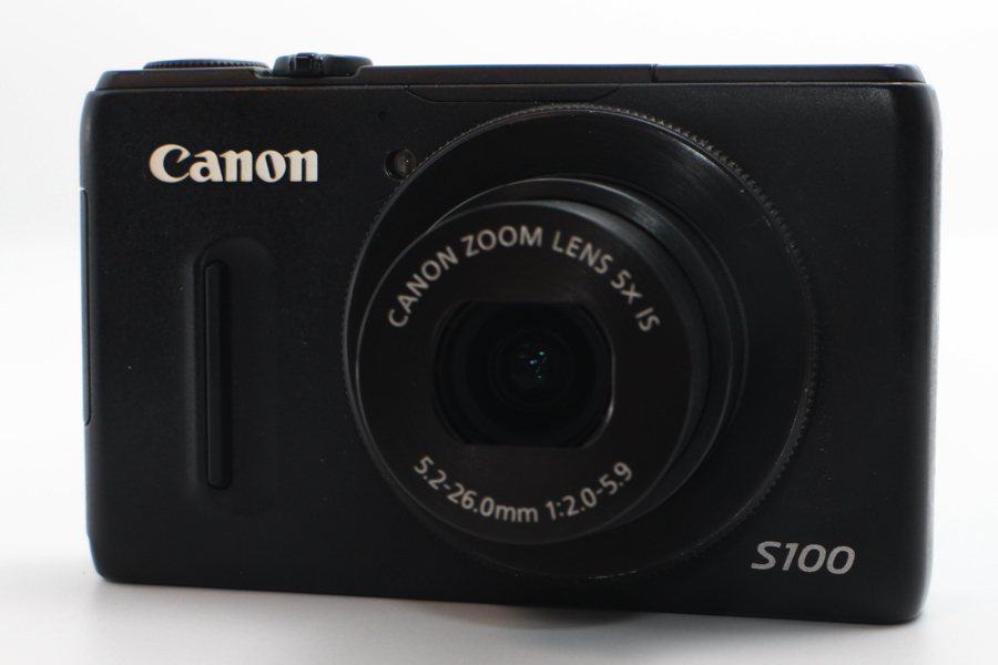 4235- キャノン Canon デジタルカメラ PowerShot S100 ブラック 1210万画素 広角24mm 光学5倍ズーム 美品_画像2