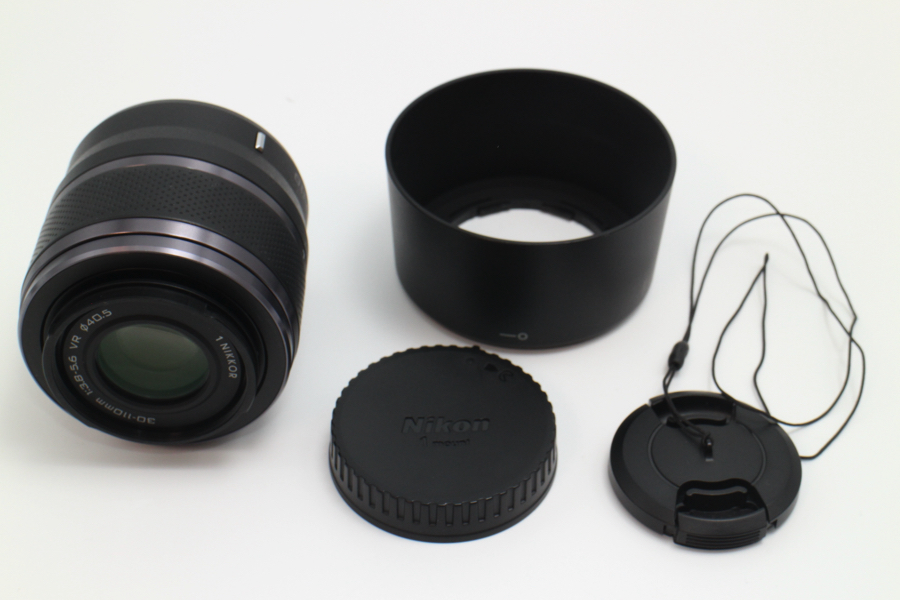 4253- ニコン Nikon 望遠ズームレンズ 1 NIKKOR VR 30-110mm f/3.8-5.6 ブラック 超美品
