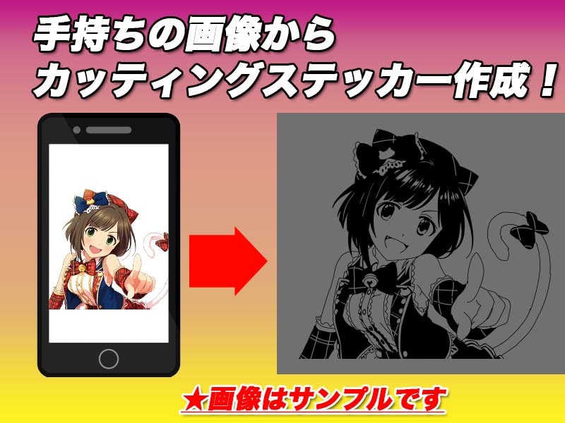ヤフオク 画像からオリジナルキャラクター カッティングス ヤフオク 画像からオリジナルキャラクター カッティングス