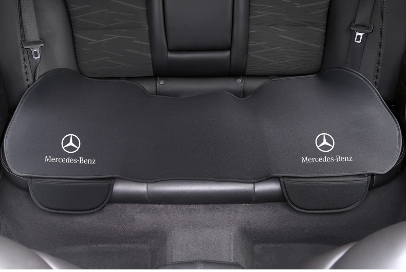 メルセデスベンツ Mercedes Benz 車用 汎用 シートカバーセット 前座席用2枚+後部座席用1枚 座布団滑り止め シートクッション 座席シート_画像1