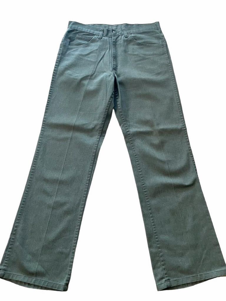 ●●vintage 70's OSH KOSH オシコシ ワークパンツ w33（w82l76.5）オリーブグリーン●●_画像3