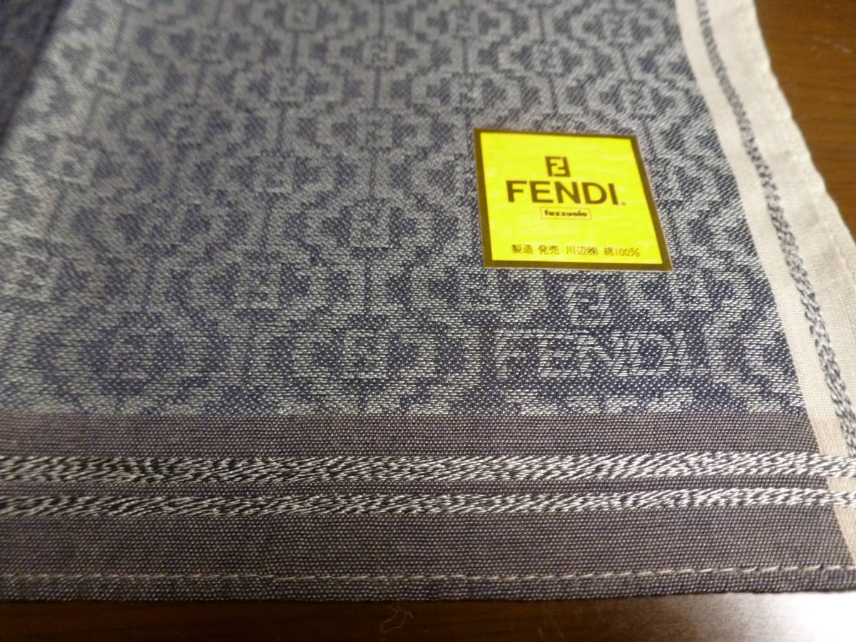  Fendi handkerchie unused gray 