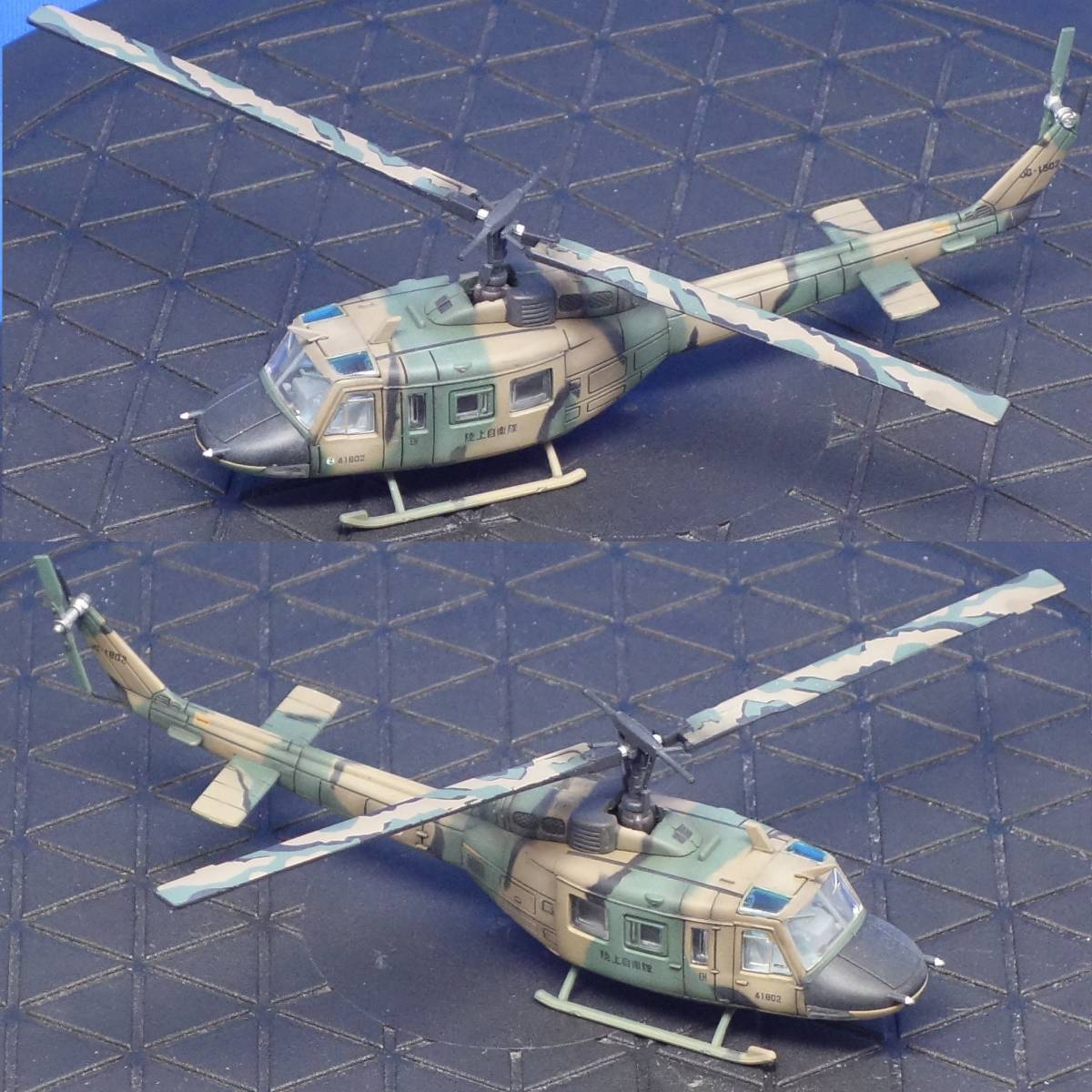 自衛隊モデルコレクション 50号 1/100 陸上自衛隊 多用途ヘリコプター UH-1J イロコイ ヒューイ リペイント完成品 デアゴスティーニ _画像6