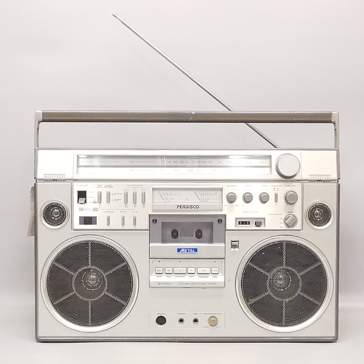 HITACHI 日立 TRK-8600RM PERDISCO パディスコ ラジカセ ラジオ FM/AM 
