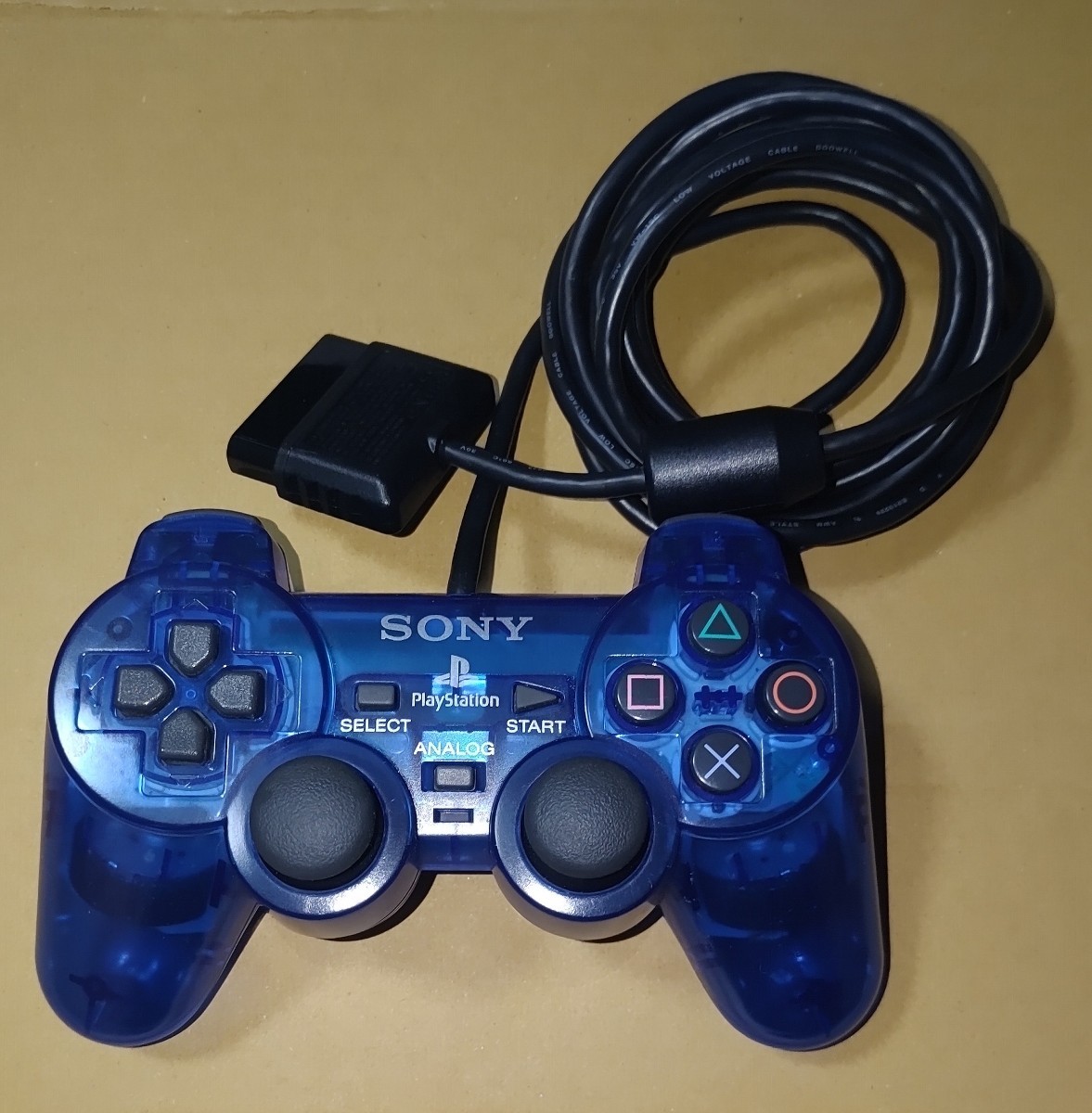 PS2 プレステ2　SONY　コントローラー　純正　オーシャンブルー　①_画像1