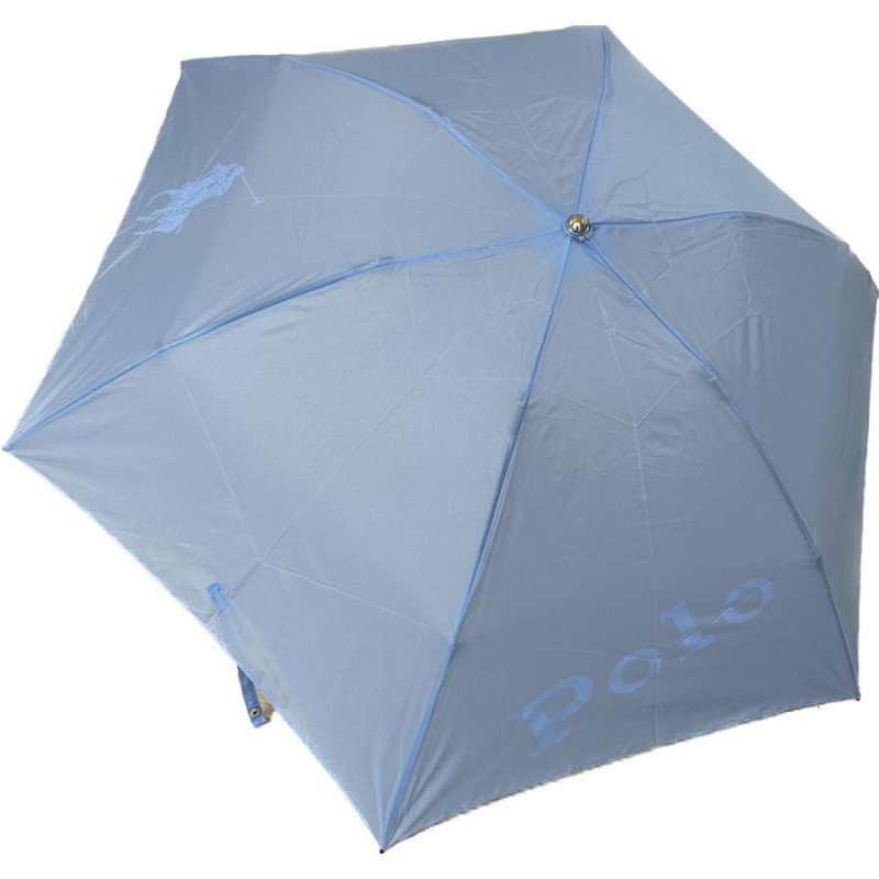 新品 ポロラルフローレン 折りたたみ傘 水色 ブルー 軽量