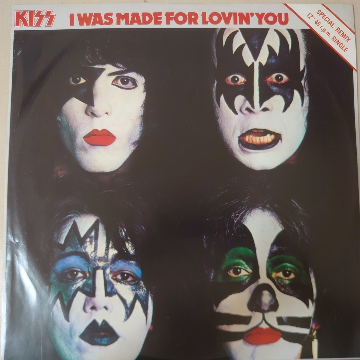 12インチ☆キッス Kiss/I WAS MADE FOR LOVIN' YOU［SPECIAL REMIX/英UK盤/CANL152/1979年］_画像1