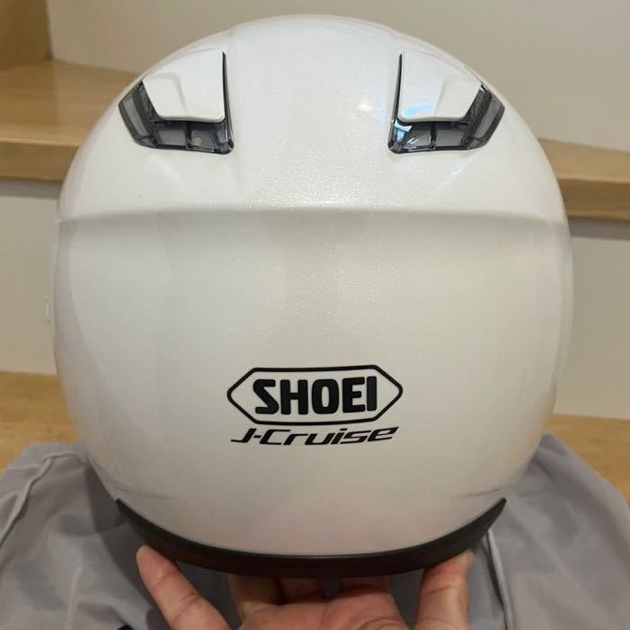 SHOEI ショウエ J-クルーズ J-Cruise Sサイズ 外装 内装美品 ジェットヘルメット インナーシェード付き オートバイ ツーリング_画像5