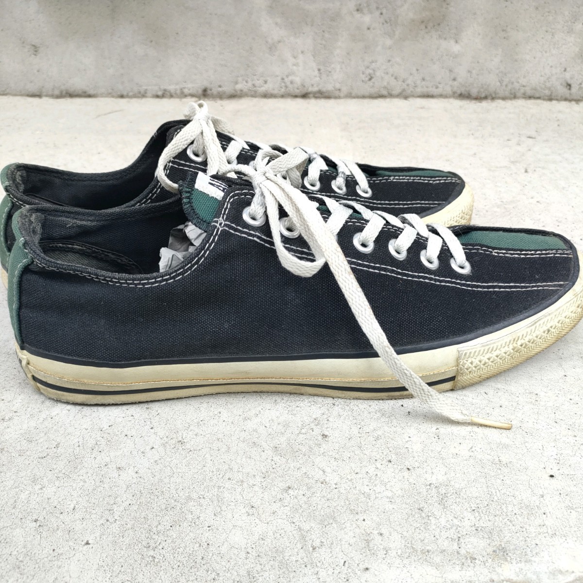 [ rare /90s/USA made ] Converse CONVERSE/ all Star ALL STAR/ canvas /bai color / low cut / sneakers /29/10.5/ black /R070911/0054/