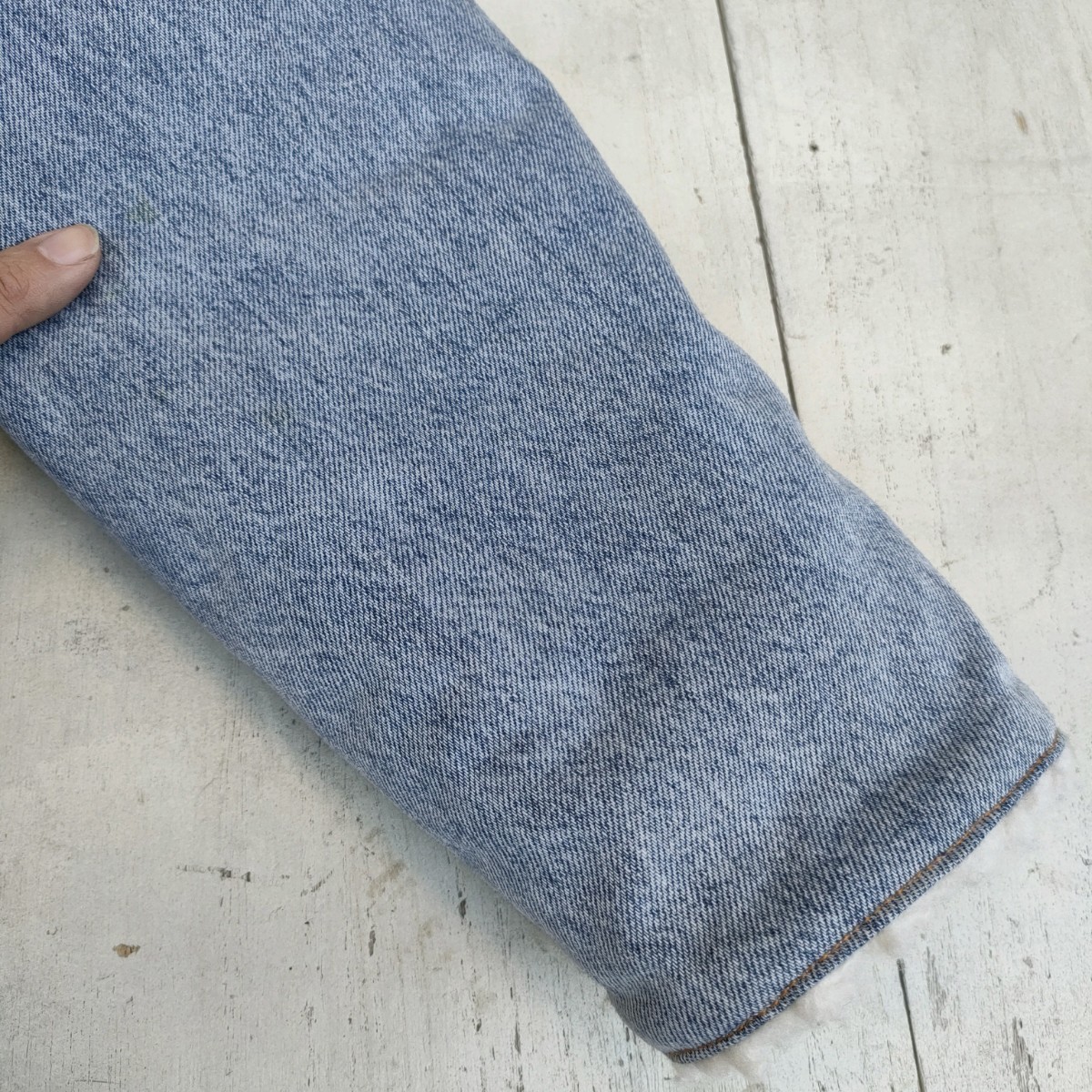 美品/ウィムガゼットWhim Gazette/オーバーサイズ/DENIMボア 美品/ウィムガゼットWhim Gazette/オーバーサイズ/DENIMボア