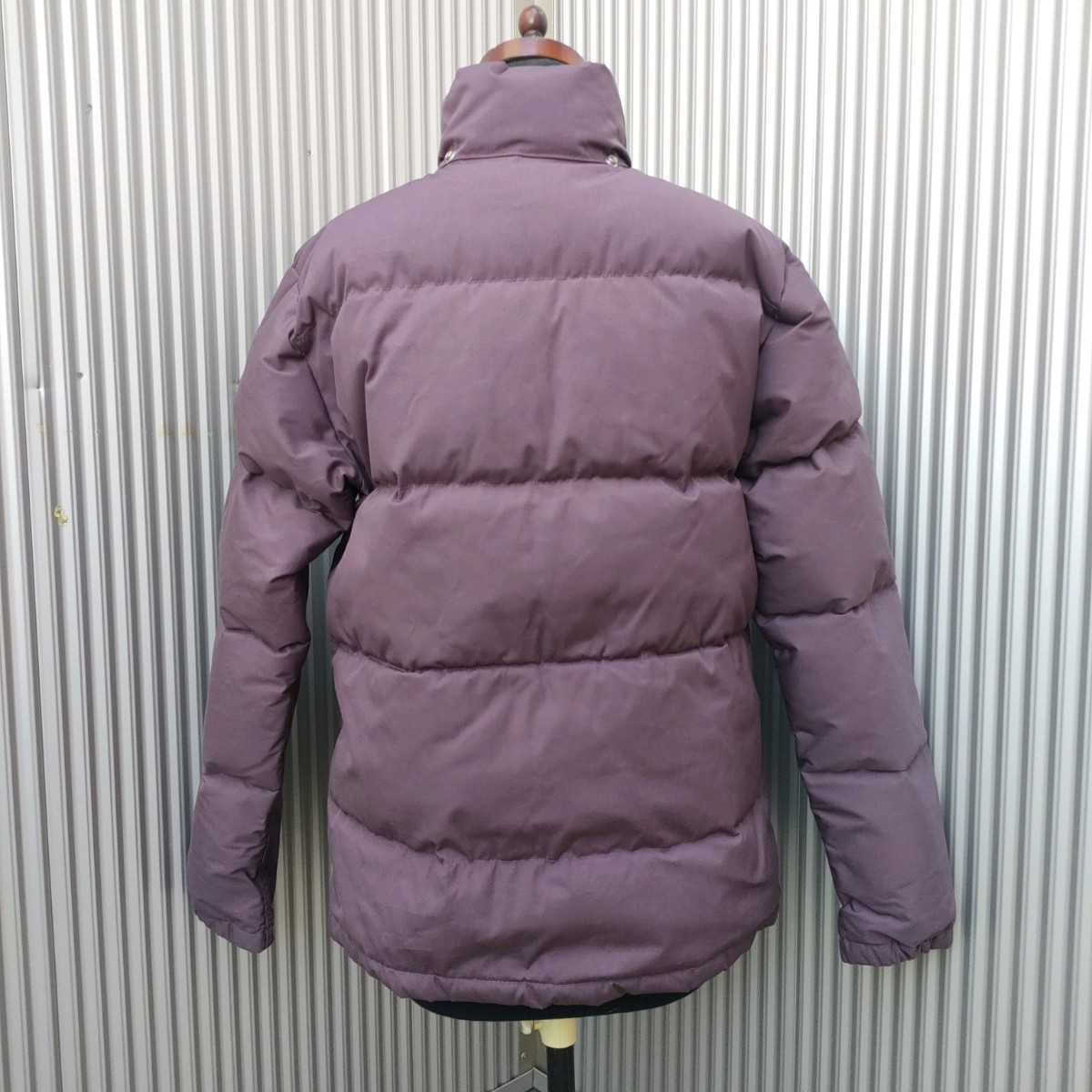 【USA製/80s/茶タグ】ザ ノースフェイスTHE NORTH FACE/ヴィンテージ/古着/オリジナル/Wジップ/グースダウン/ダウンジャケット/W-M/紫