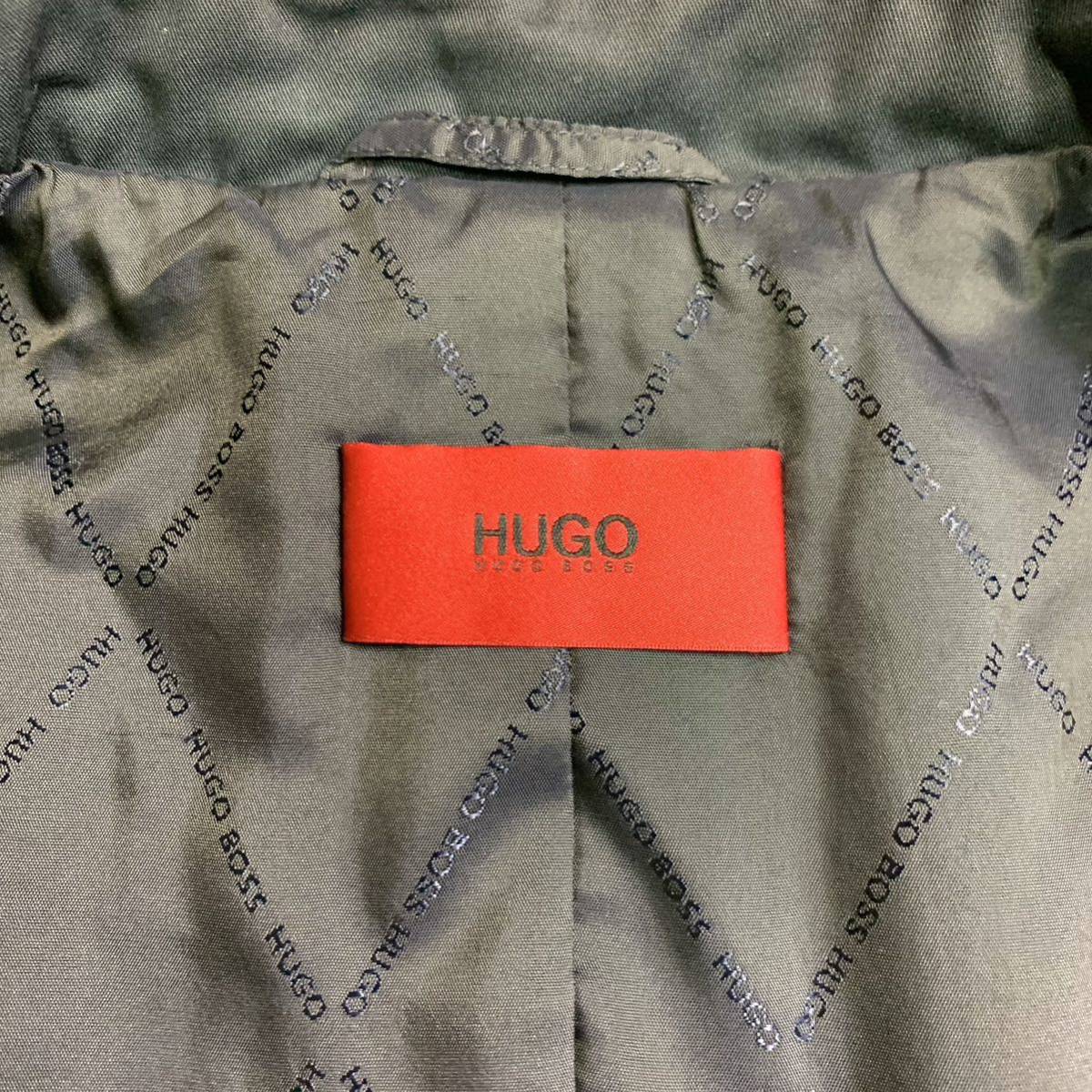 美品/XLサイズ ヒューゴボス HUGO BOSS 赤タグ ステンカラーコート