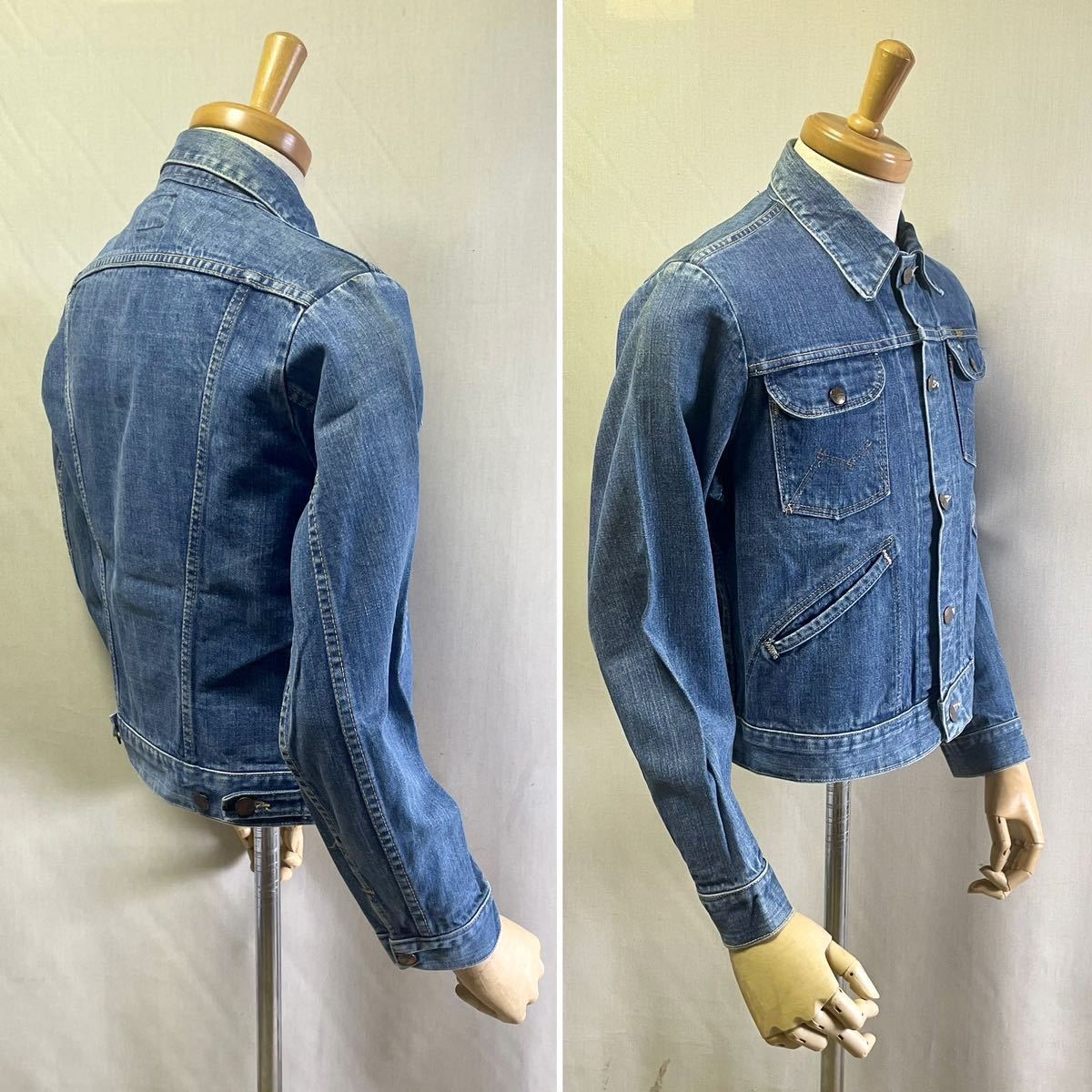 1970s MAVERICK Denim Jacket Size 38_画像5