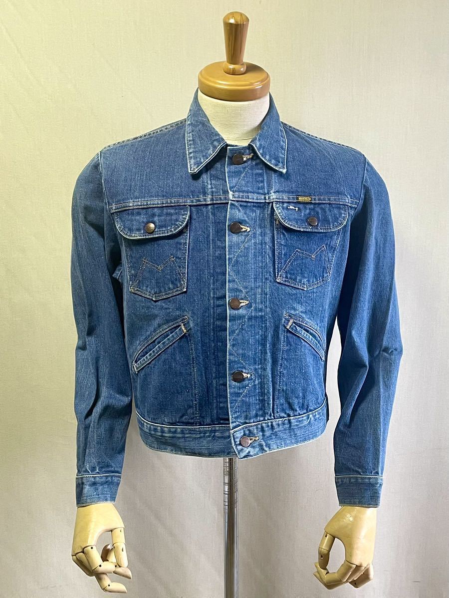 1970s MAVERICK Denim Jacket Size 38_画像2