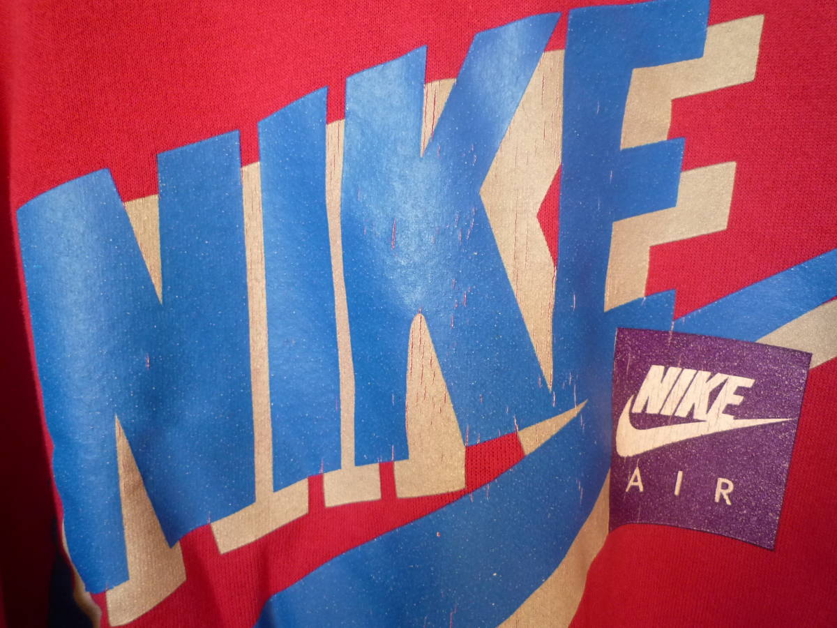 【激レア】90s USA製 NIKE ナイキ レトロスウェットシャツ 銀タグ 70s 80s vintage ヴィンテージ_画像3