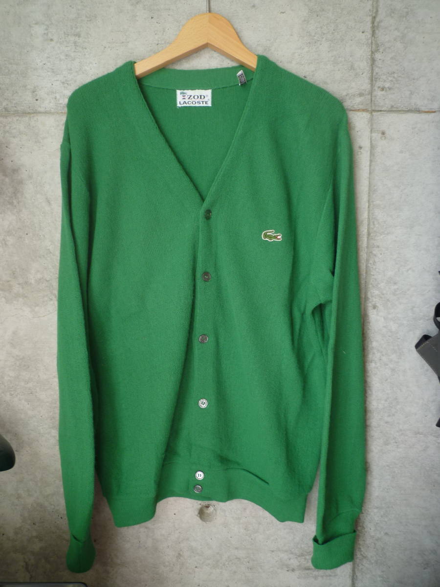 数量限定セール IZOD 【美品】70s ラコステ 糸巻きタグ グリーン 80s