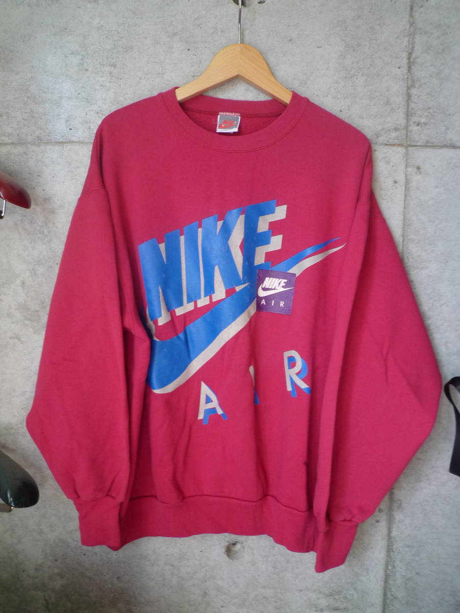 【激レア】90s USA製 NIKE ナイキ レトロスウェットシャツ 銀タグ 70s 80s vintage ヴィンテージ