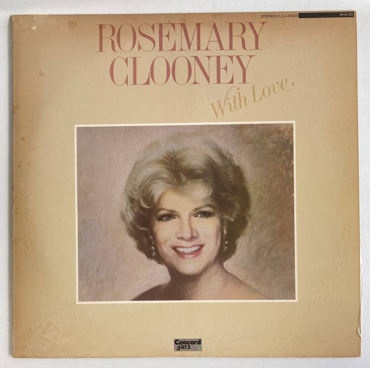 ローズマリー・クルーニー (Rosemary Clooney) / With Love 国内盤LP YU LCJ2043 STEREO 帯無し_画像1