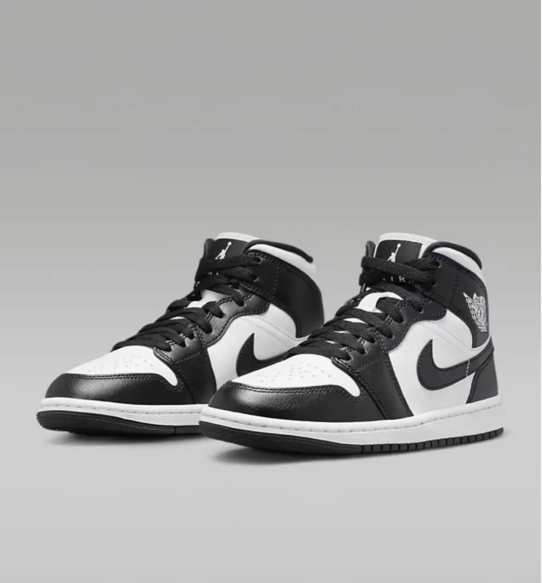 ①点限り　希少サイズ　【新品】NIKE AIR JORDAN 1 MID パンダ　ホワイト/ブラック