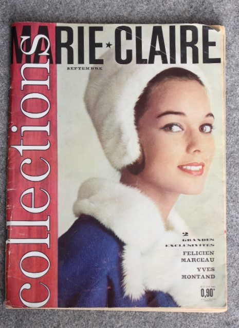  France bro can to miscellaneous goods *MARIE CLAIRE 1960 year 9 month number *