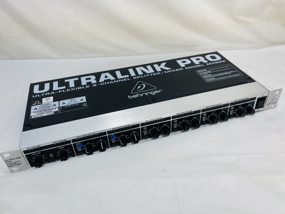 BEHRINGER ベリンガー ULTRA LINK PRO スプリッター ミキサー MX882 通電確認済 SK-231020044_画像2