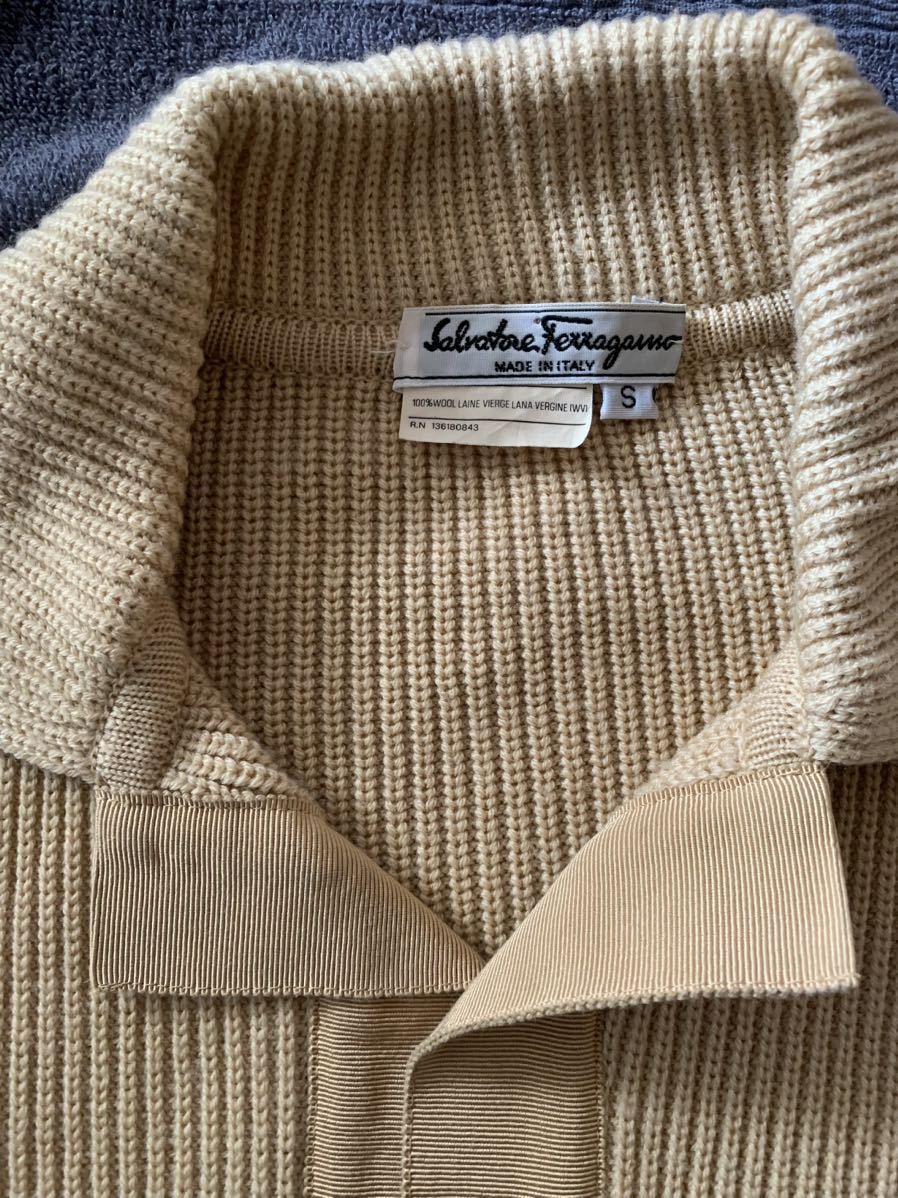  Ferragamo cardigan knitted jacket 