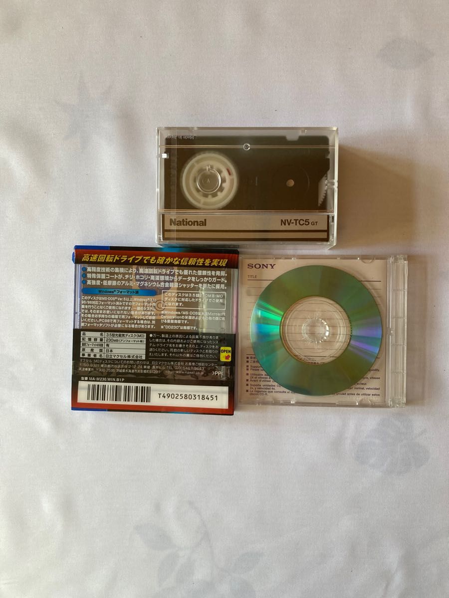 昭和レトロ、昭和の録画用テープとCD未使用です。