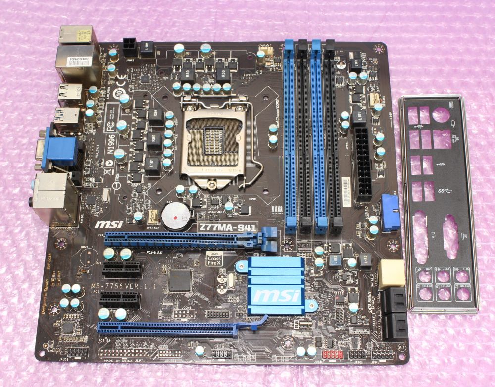 MSI Z77MA-S41 ( Intel Z77/ LGA1155 ) MicroATX_画像1