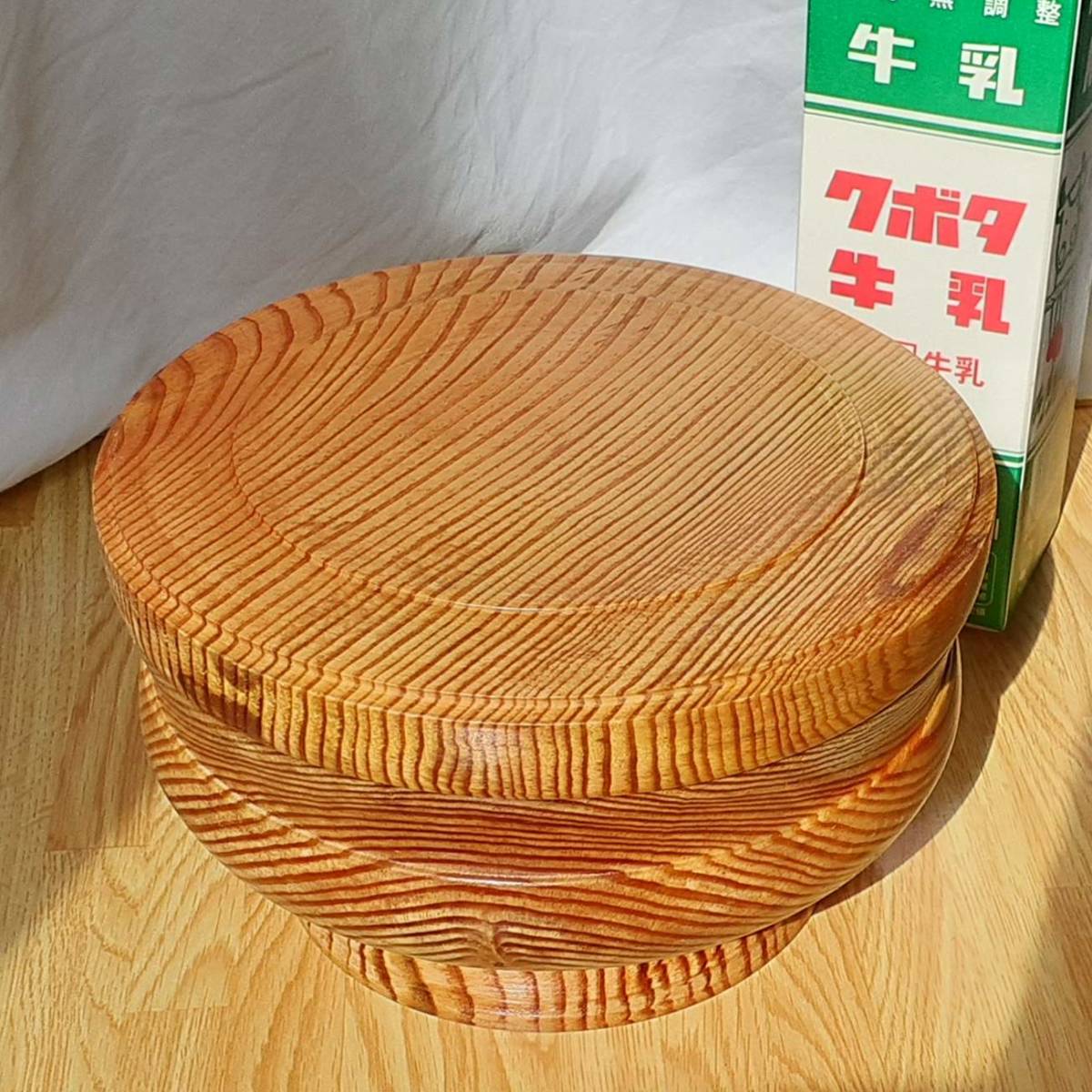 小物入れ 肥松(コエマツ) 幅20.9cm 高12.5cm フタ付き 手作り 木製 超銘木-