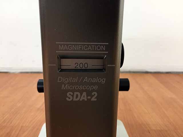 スカラ マイクロスコープ モニター付 SDA-2 J21-16_画像3