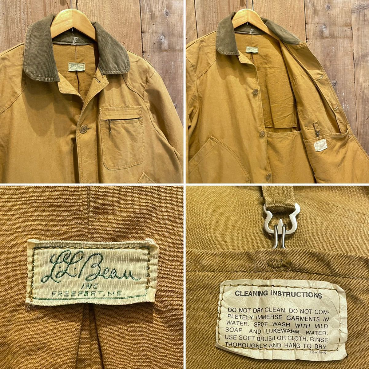 品質満点！ USA製 60s L】 【サイズ L.L.Bean タグ 筆記体 50s 70s