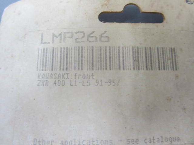 ★　新品　AP　LMP266　ZXR400　ブレーキパッド　№20_画像2