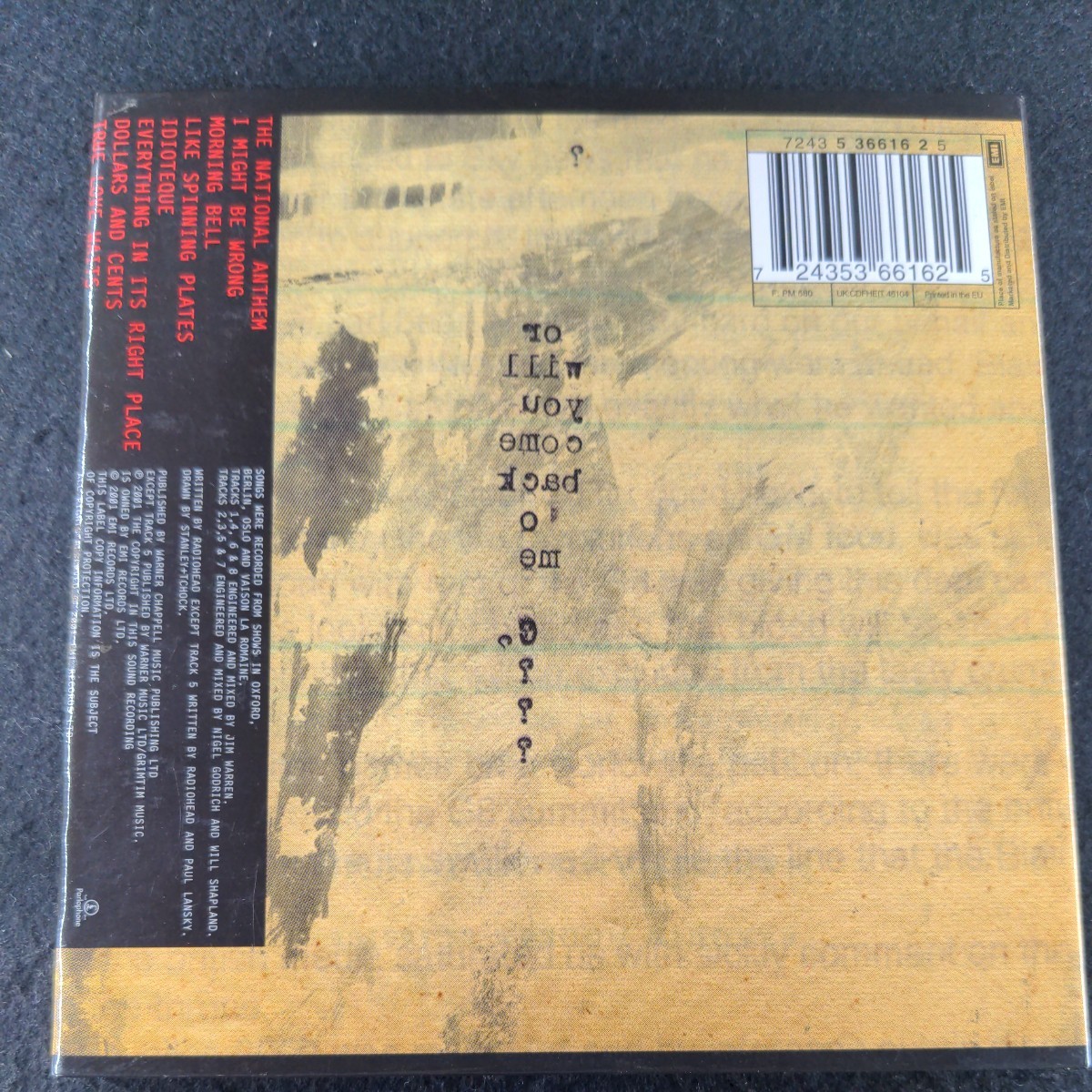 37-99【輸入】I Might Be Wrong: Live Recordings RADIOHEAD レディオヘッド_画像3