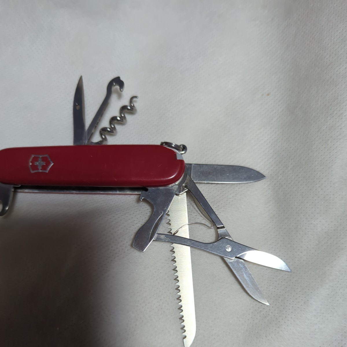 マルチツール ナイフ ビクトリノックス VICTORINOX アーミーナイフ アウトドア スイスチャンプ 赤 レッド ケース付き_画像4