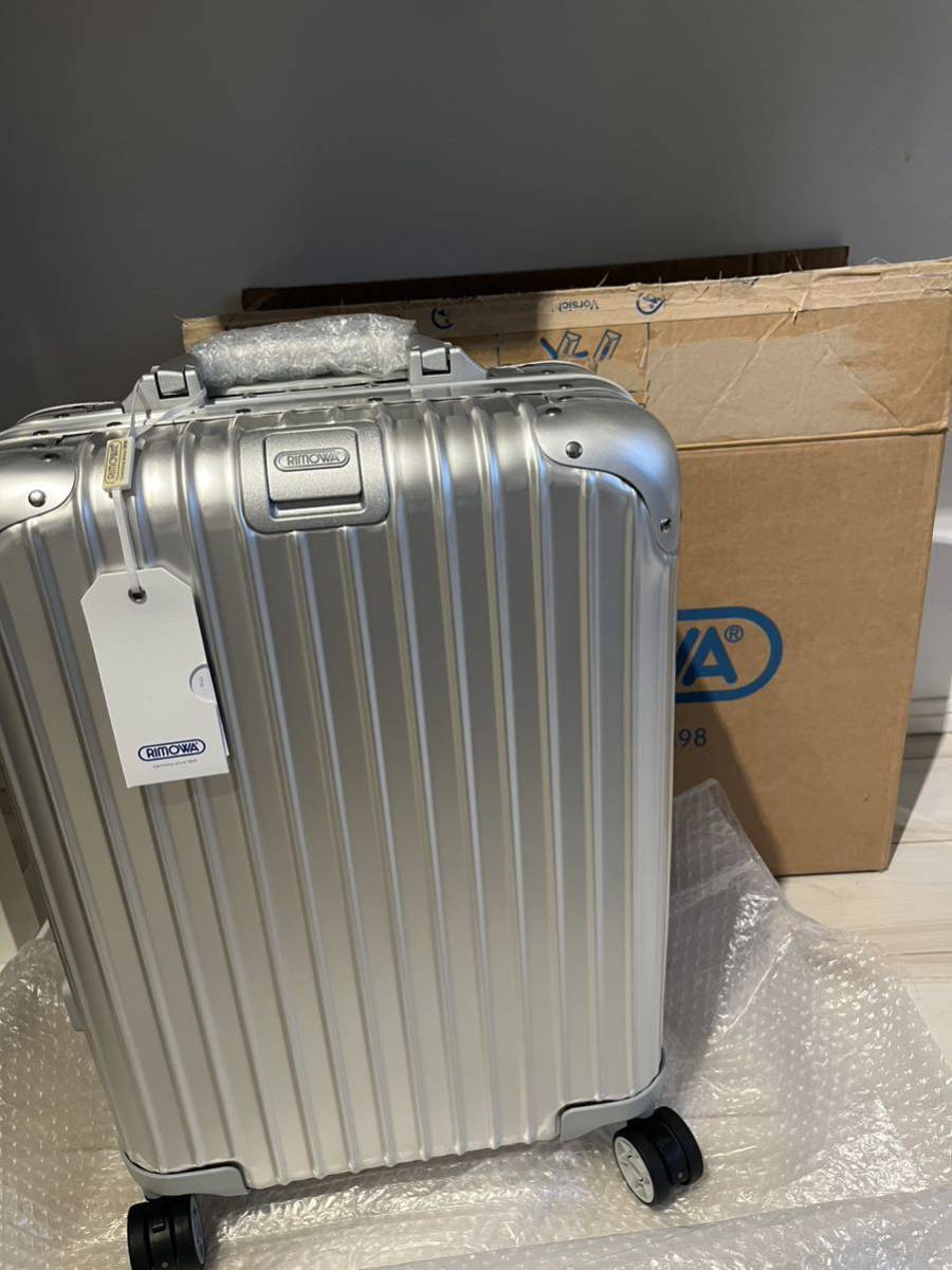  new goods *RIMOWA Rimowa topaz 32L 4 wheel old Logo suitcase Carry case 923.52 outer box accessory equipped * prompt decision * valuable records out of production goods 