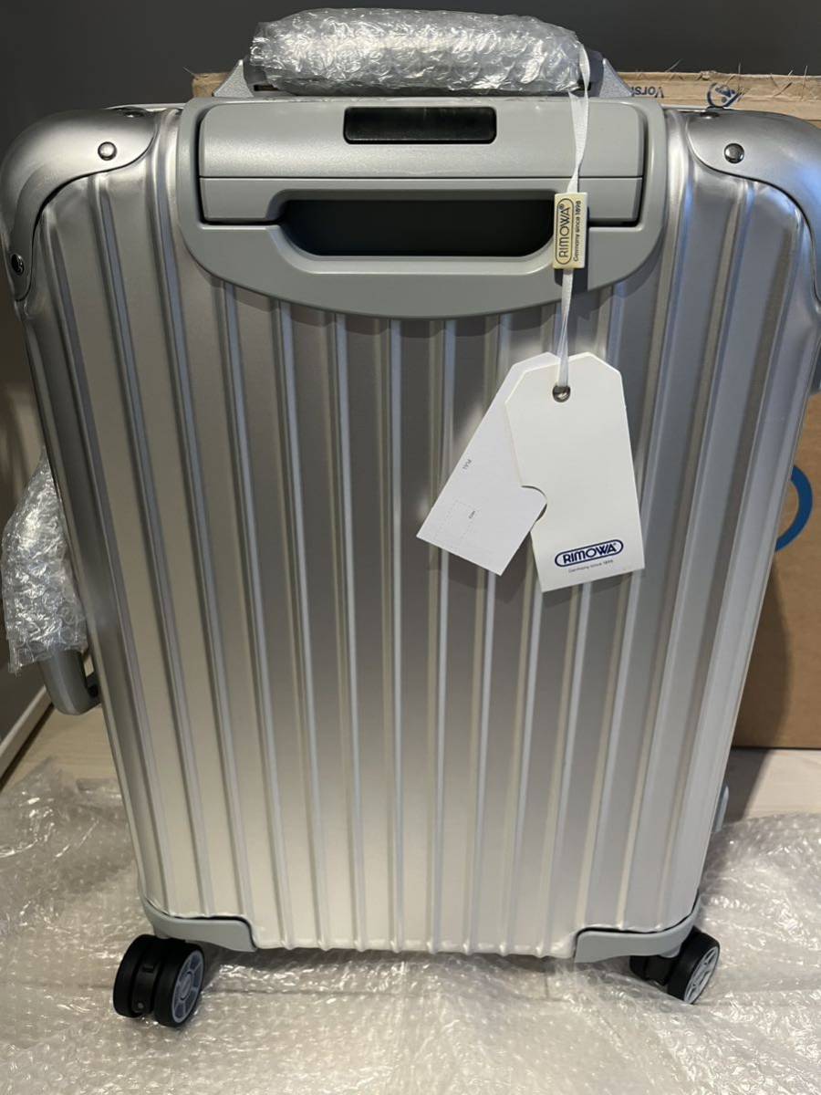  new goods *RIMOWA Rimowa topaz 32L 4 wheel old Logo suitcase Carry case 923.52 outer box accessory equipped * prompt decision * valuable records out of production goods 