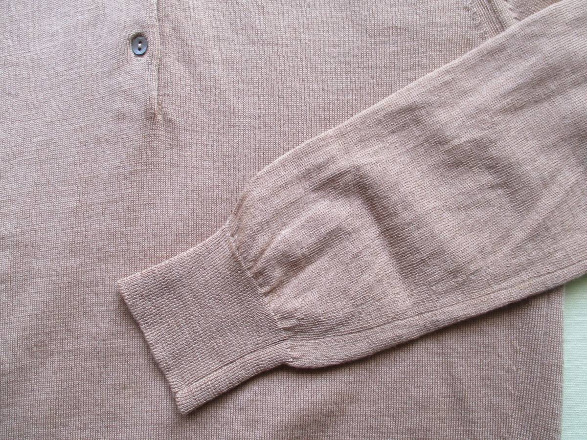 中古品 ● JOHN SMEDLEY / ジョンスメドレー　Sz.38　100% pure new wool_画像3