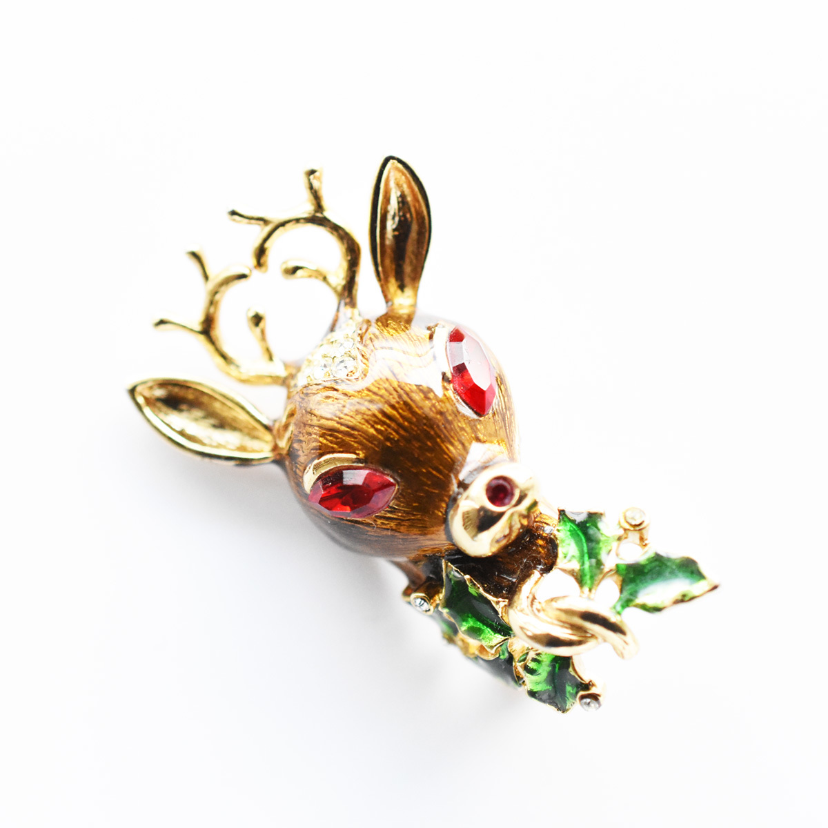 ホベー　ヴィンテージ　バンビモチーフ　ブローチ　Hobe Vintage brooch_画像3