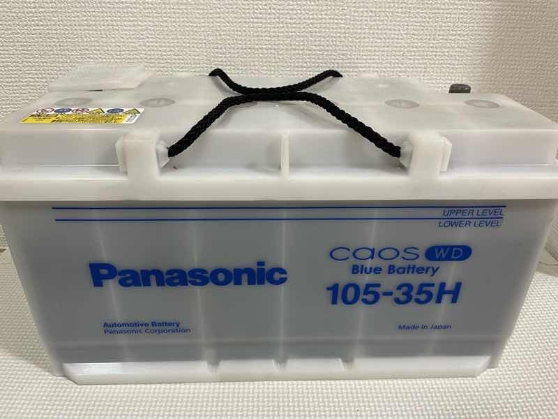 〇 Panasonic caos WD Blue Battery 欧州車用バッテリー N-105-35H/WD パナソニック_画像2