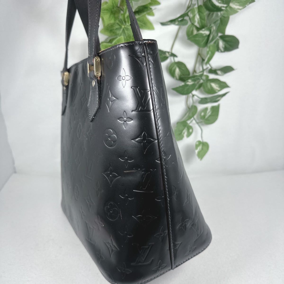 1円 LOUIS VUITTON ルイヴィトン ヴェルニ ハンドバッグ ヒューストン