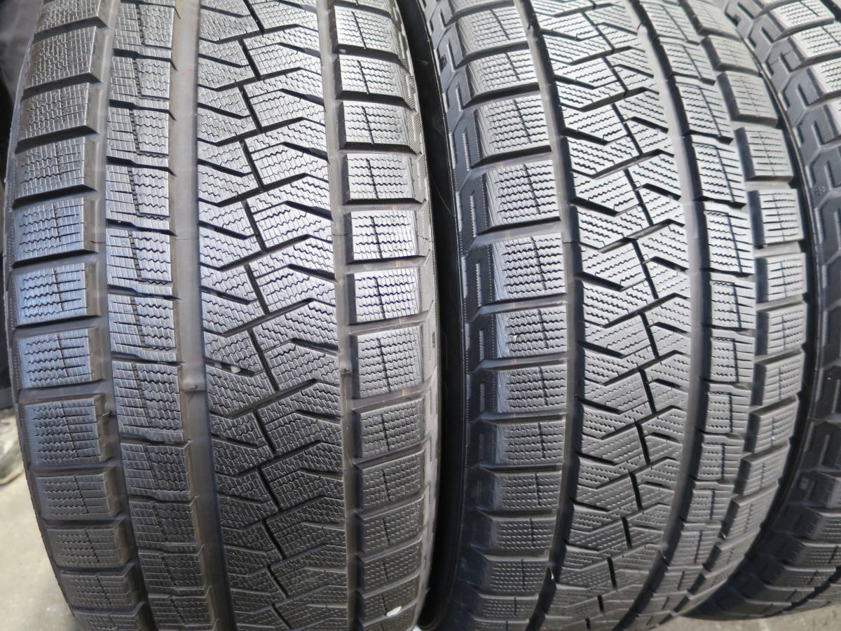 19年製バリ山 215/60R17 96Q ◆ピレリ ICE ASIMMETRICO PLUS◆ 4本 B840 スタッドレス_画像2