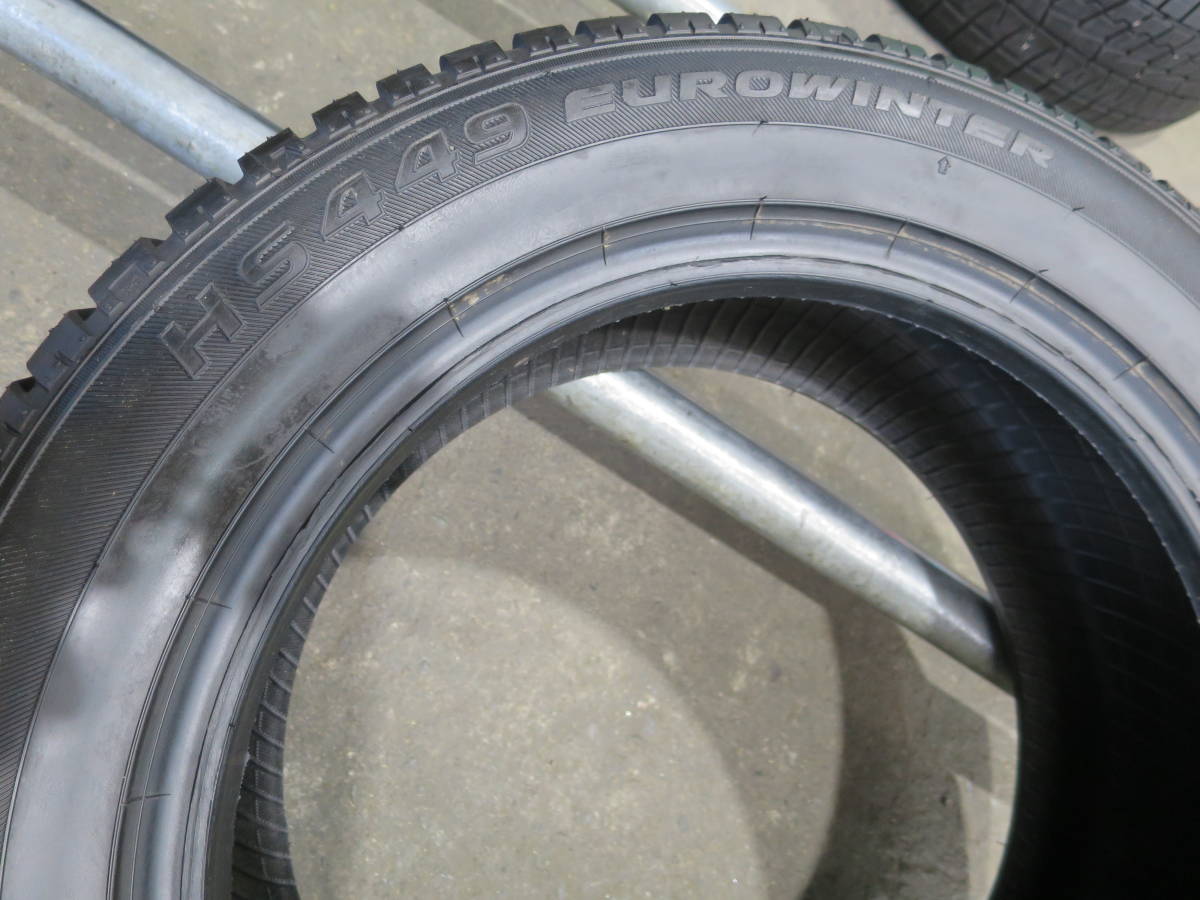 20年製イボ付き 205/55R16 91H ◆FALKEN HS449 EUROWINTER◆ 2本 B1154 スタッドレス_画像8