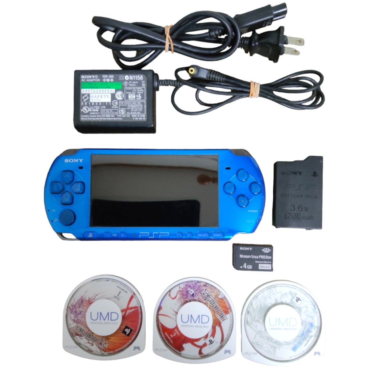 ソニー PSP本体一式 PSP-3000 ソフトのみ2本｜Yahoo!フリマ（旧PayPay