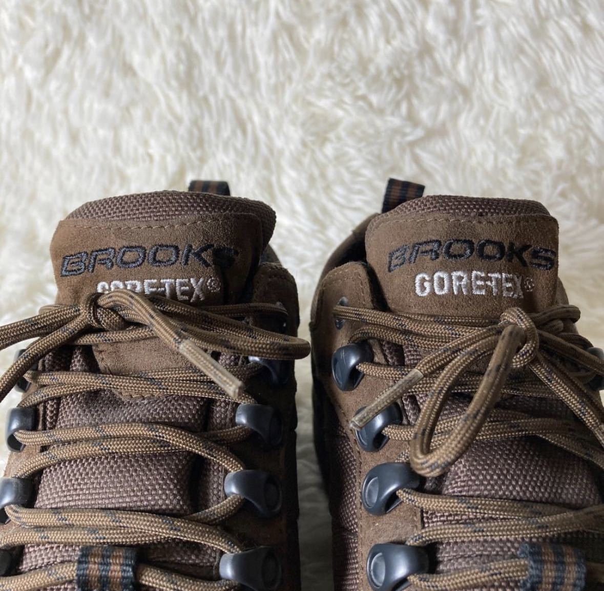 [ одежда ]* прекрасный товар * BROOKS Brooks походная обувь Gore-Tex ботинки альпинизм высокий King 22.5cm Brown женский популярный 