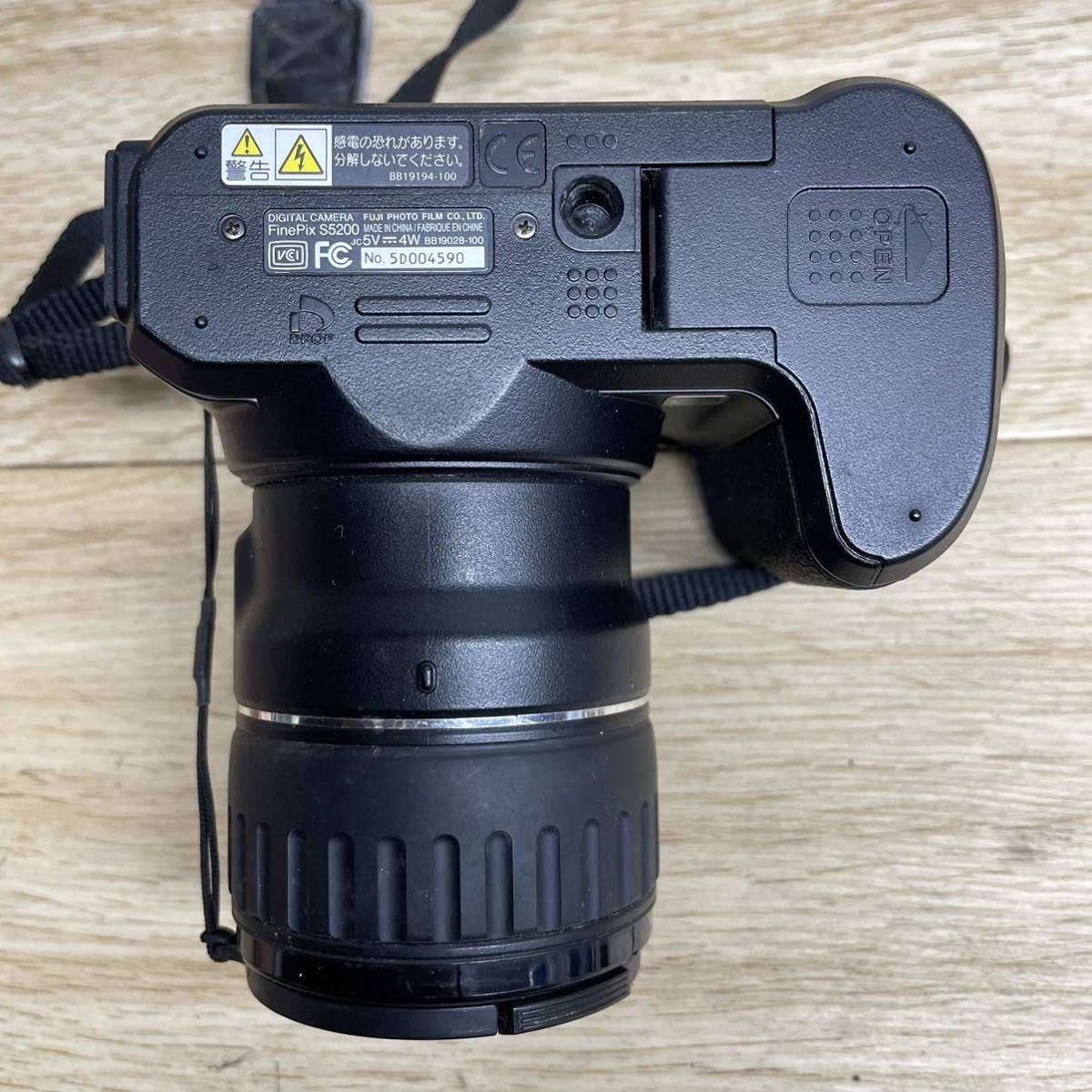 FUJIFILM 富士フィルム FinePix S5200 デジタルカメラ f=6.3-63mm 1:3.2-3.5 55ｍｍ 現状品【管2216X】_画像4