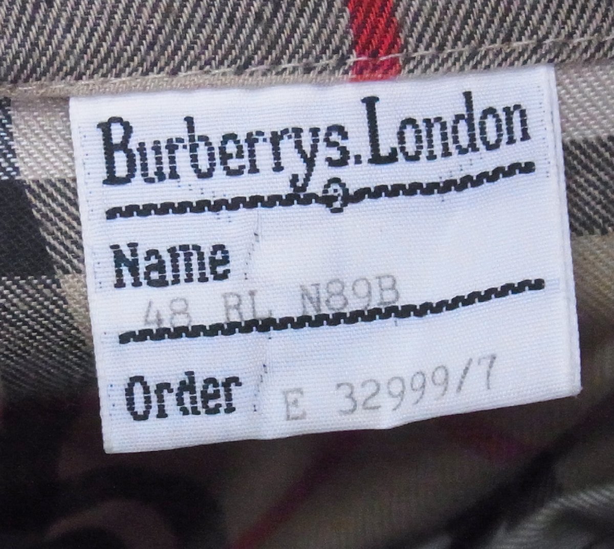  Burberry BURBERRY LONDON* тренчкот оттенок бежевого подкладка noba проверка размер :48*Z1021277
