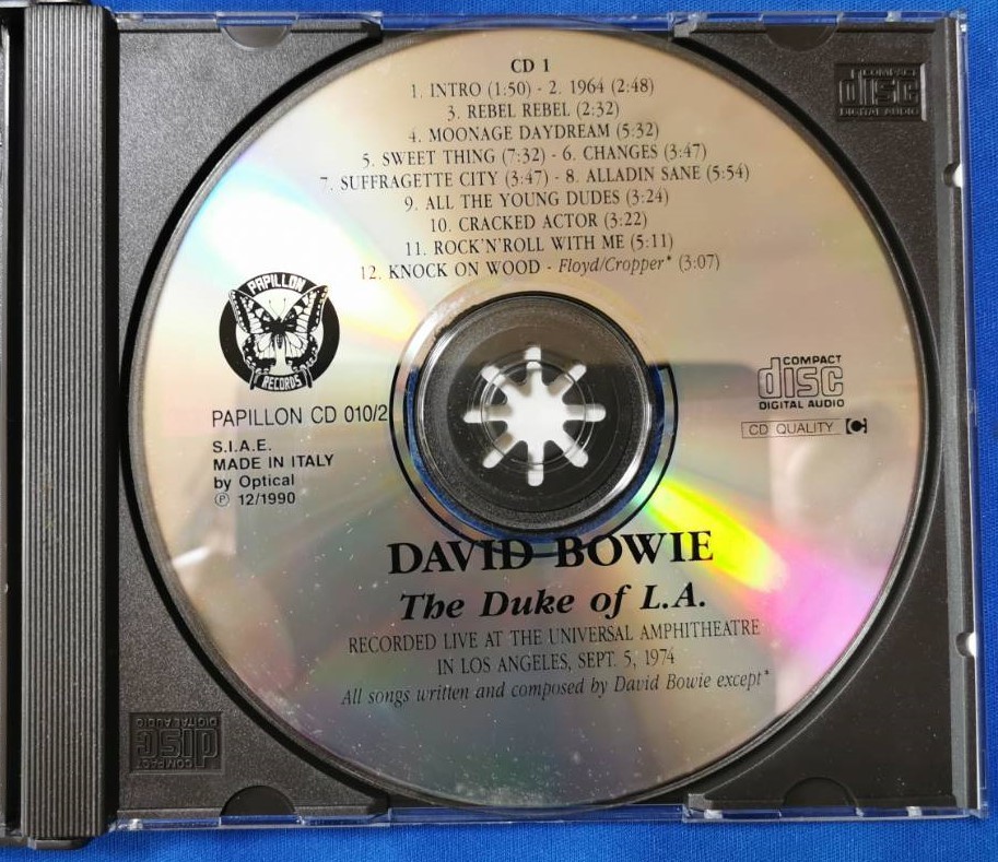 [1029]　David Bowie "the Duke of L.A." デヴィット・ボウイ　2CD_画像4