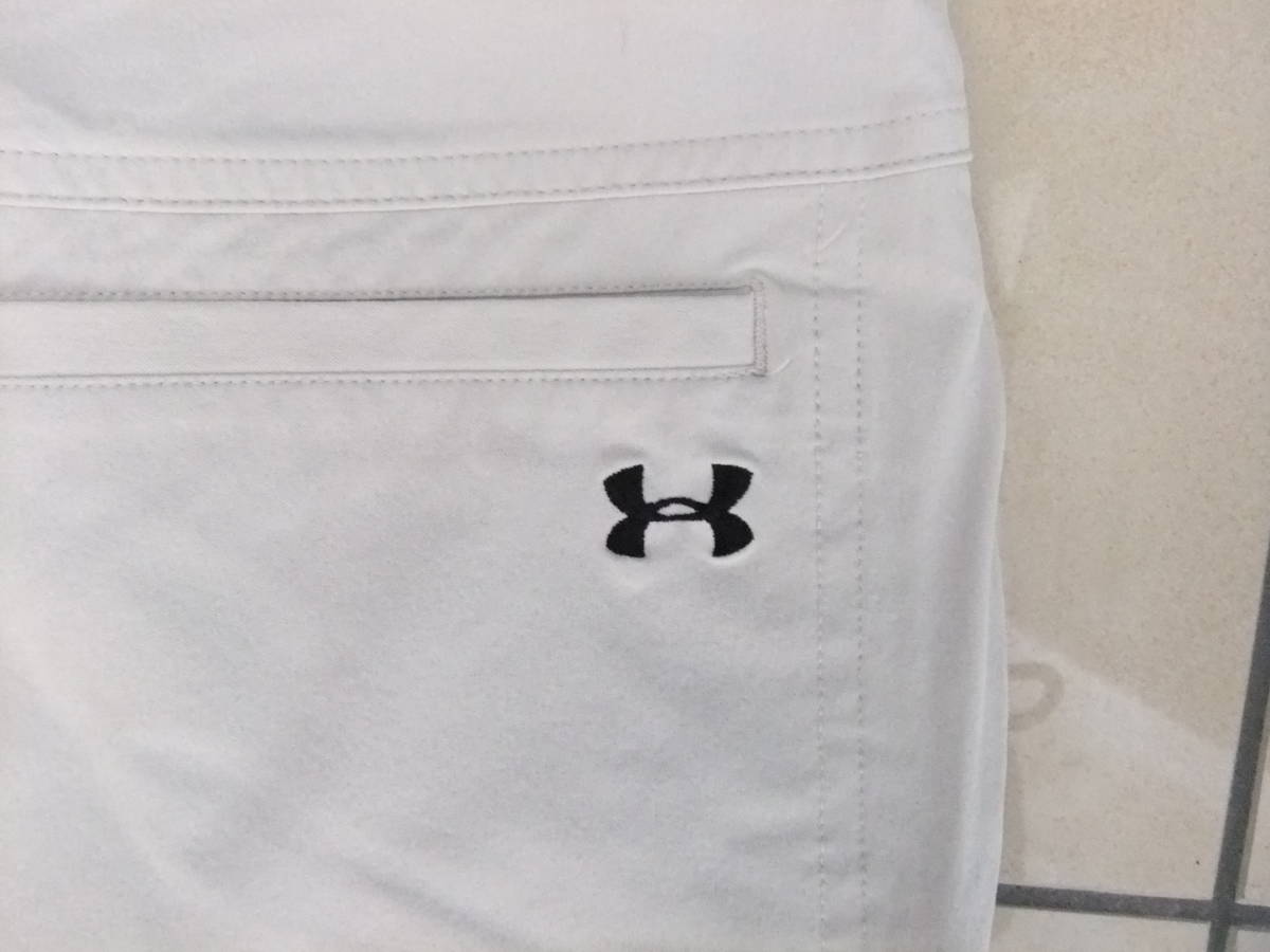 UNDER ARMOUR アンダーアーマー◆W88◆ロゴ刺繍ストレッチカーゴパンツ◆㈱ドーム 美品_画像3