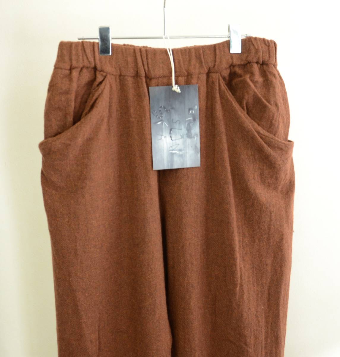 未使用 SUNSEA サンシー SHRINKAGE BEACH PANTS ウール イージーパンツ size 2_画像3