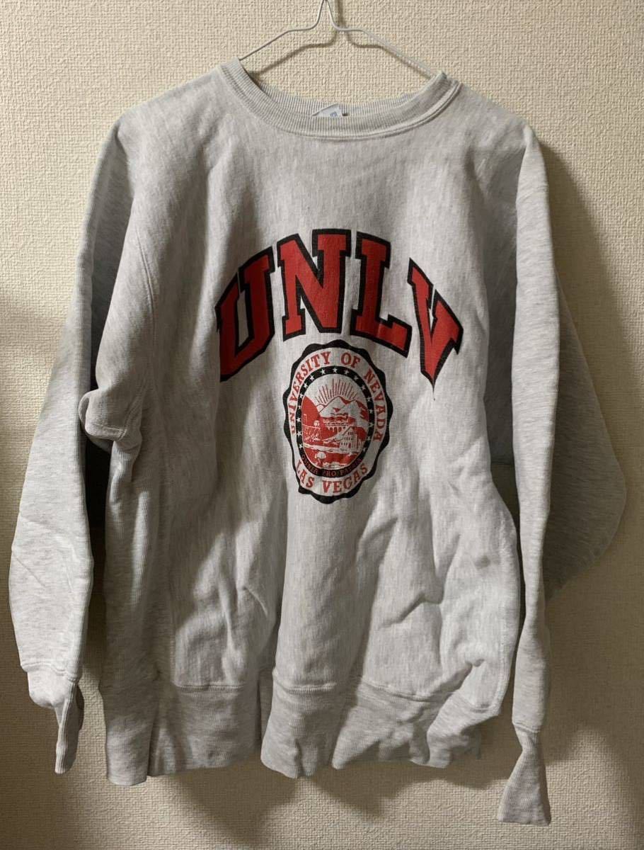 ヴィンテージ 米国製 UNLV Champion Reverse Weave sweat L made in